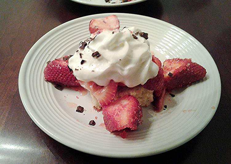 Recipe of Award-winning Strawberry Shortcake with Vanilla Ice Cream Cake