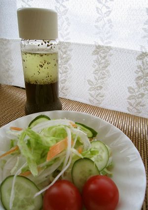 A picture of Japanese-style Salad Dressing (for my daughter Mii-chan).