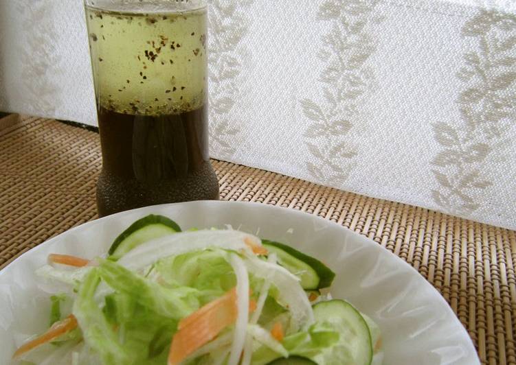 Japanese-style Salad Dressing (for my daughter Mii-chan)