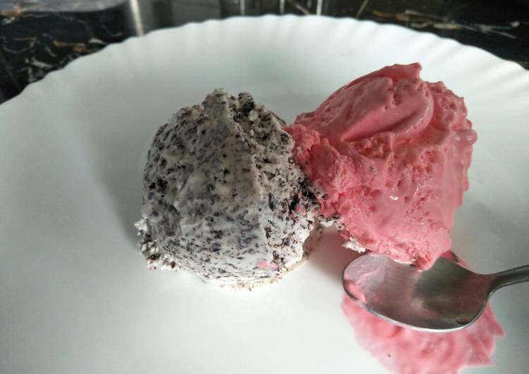 How to Make Speedy Chocolate chip and stawberry icecream