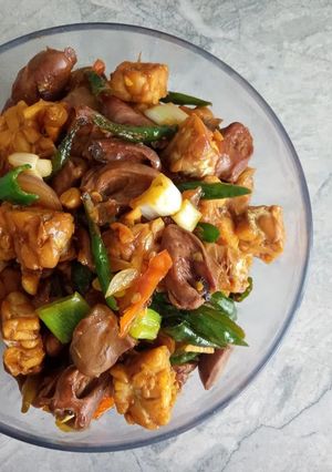 Foto resep Tumis tempe jantung ayam