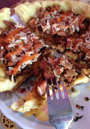 Foto resep Pizza crispy teflon ala kadar