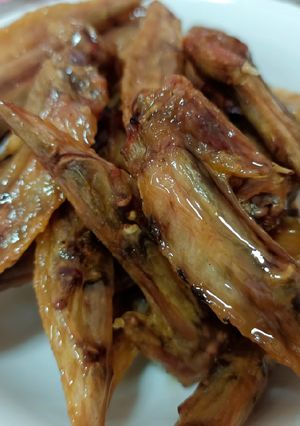 รูปของ ปลายปีกไก่อบเกลือกรอบๆ Air fryer