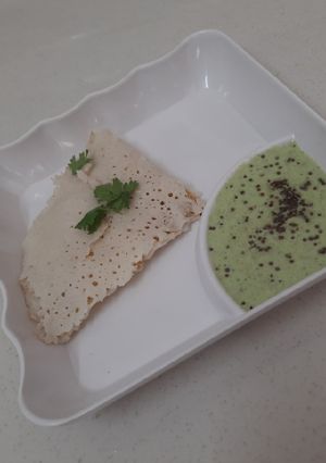 A picture of Schezwan neer dosa😋.
