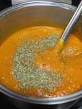 Crema de calabaza cocida