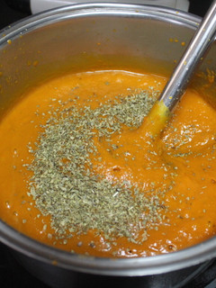 Una foto de Crema de calabaza cocida