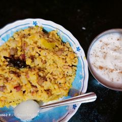 A picture of Veggie khichdi.