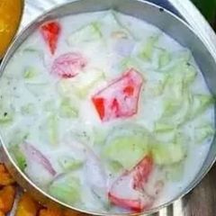 Vagetable raita A picture of Vagetable raita.