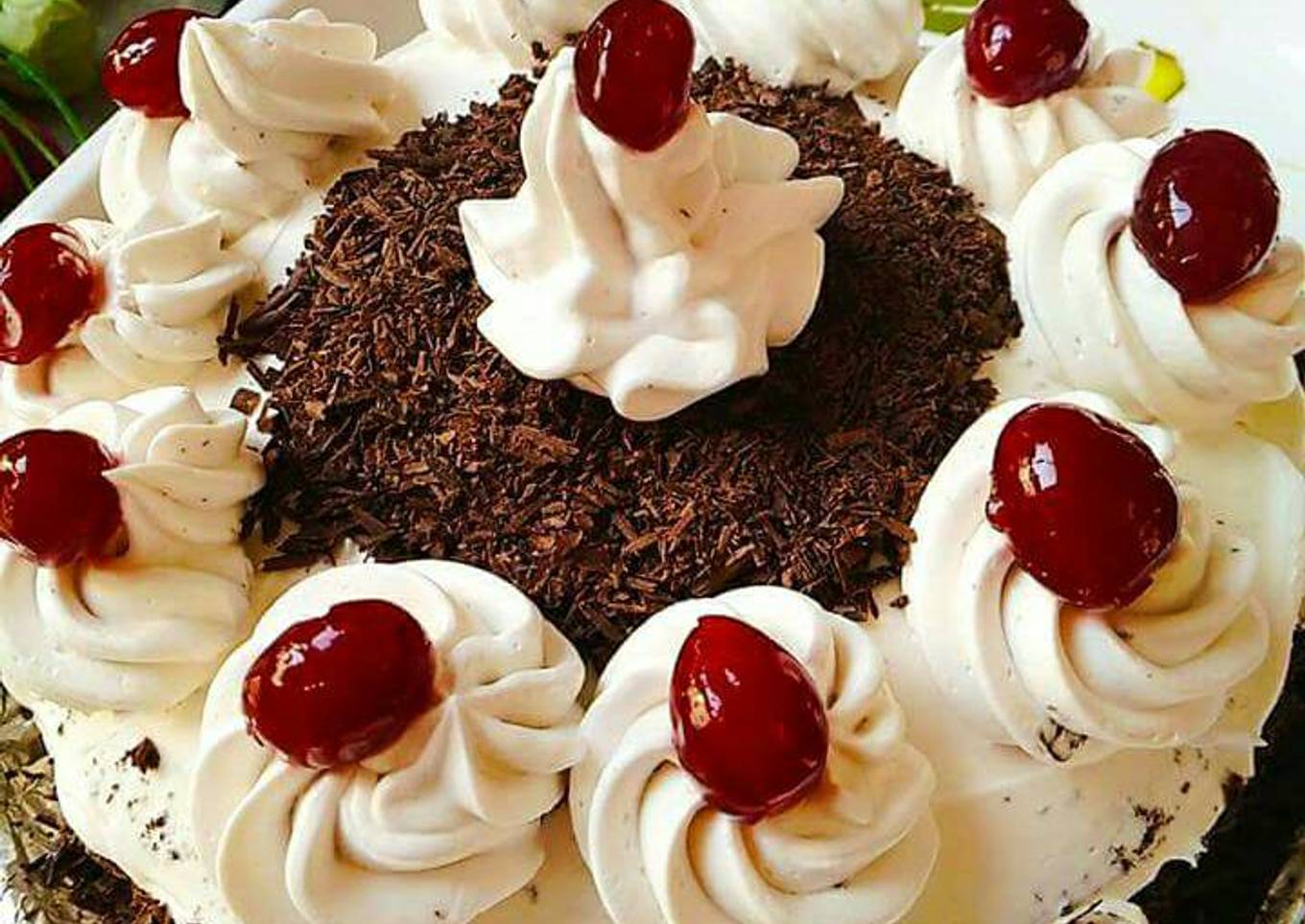 Egg less Black Forest Cake