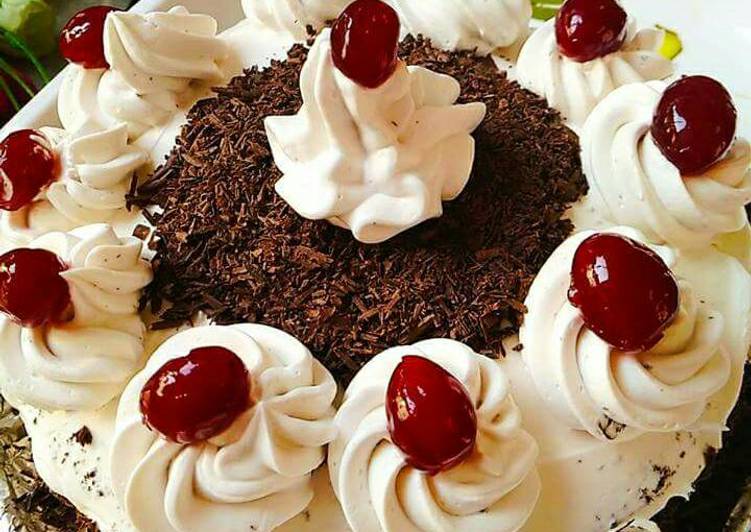 Easiest Way to Make Any-night-of-the-week Egg less Black Forest Cake