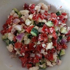 A picture of Angus salad.