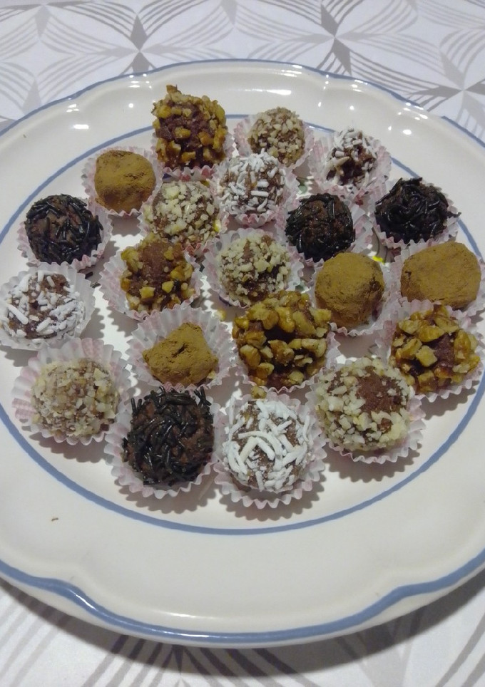 Una foto de Trufas de chocolate