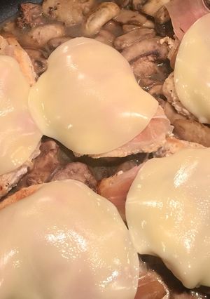 A picture of Bonnie’s Chicken Saltimbocca.