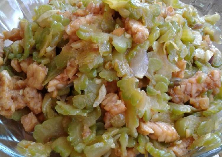 Resep Ongseng pare+tempe tanpa rasa pahit Anti Gagal