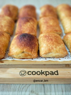 Una foto de Mini-napolitanas de crema Lotus