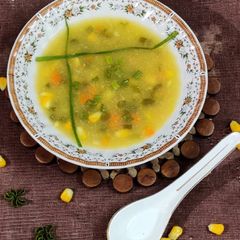 Sweet Corn Vegetable Soup A picture of Sweet Corn Vegetable Soup.