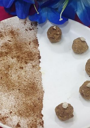 A picture of Oats chocolate balls.