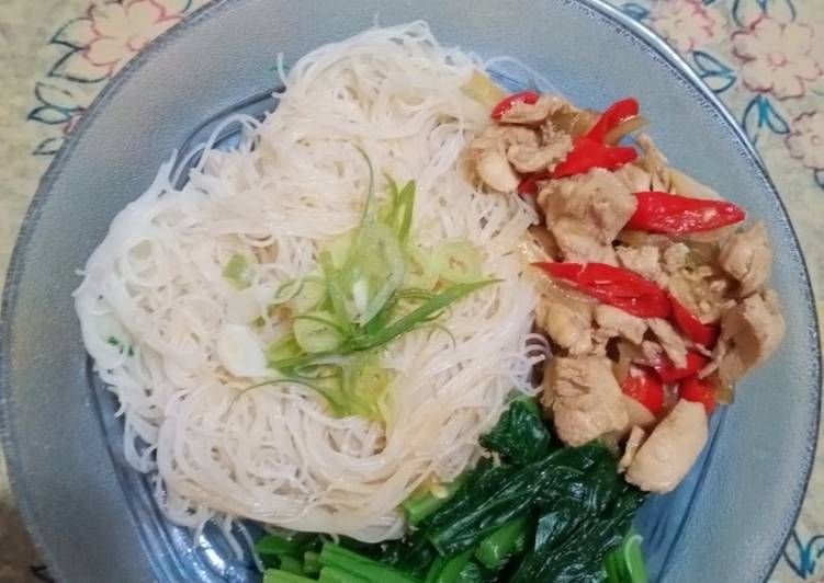 Resep Bihun Ayam Diet Version Yang Gurih