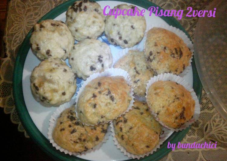 Cupcake Pisang 2 Versi