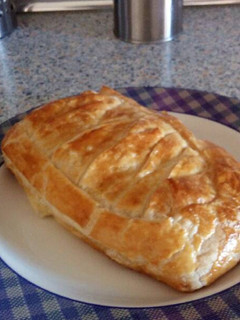 Una foto de Salmón en hojaldre