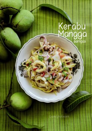 Gambar Kerabu mangga sempoi