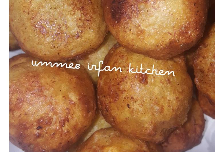 Step-by-Step Guide to Cook Perfect Plantain puf puf #plantainrecipecontest | So Appetizing Food Recipe From My Kitchen