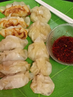 Foto resep Gyoza ayam with chili oil