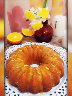عکسی از دستور کیک پرتقالی