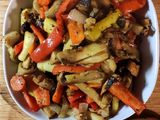 Verduras asadas en freidora de aire (amor fryer)