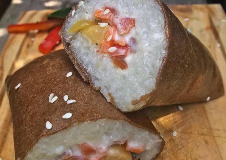 Sushi vegano sin algas