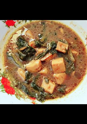 Foto resep Rica-rica putih telur mix sawi manis