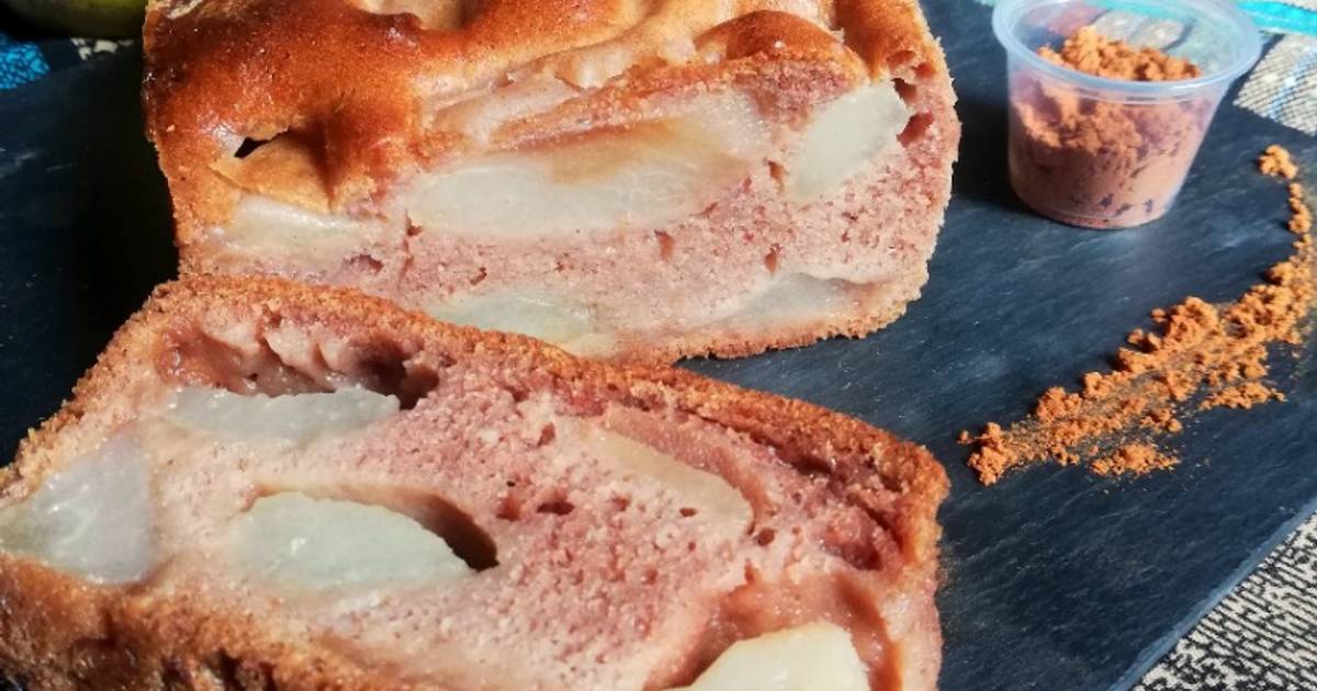 La recette Petit gâteau poire-cannelle