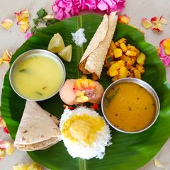 Maharashtrian Thali A picture of Maharashtrian Thali.