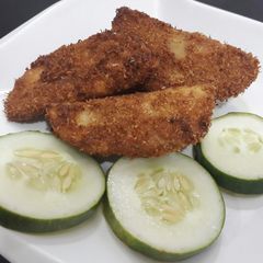 A picture of Crunchy coconut yam fries.
