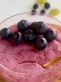 Mousse de mirtilos