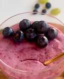 Mousse de mirtilos