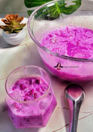 Foto resep Es Buah Naga Enaak