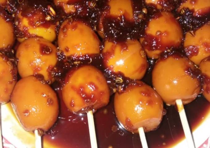 Sate telur puyuh