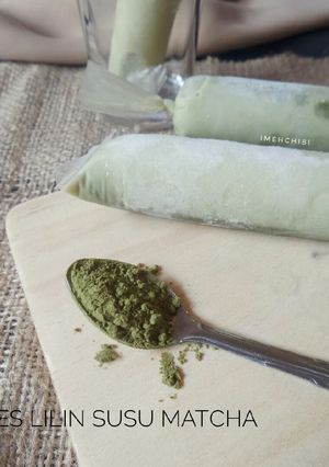 Foto resep Es Lilin Susu Matcha Greentea