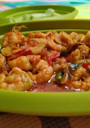 Foto resep Udang Saos Pedas