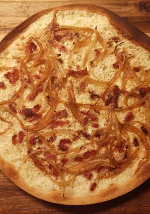 A picture of Tarte Flambée "Flammekueche".