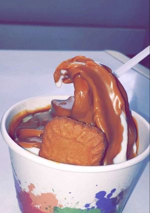 صورة لوصفة آيسكريم اللوتس🍧