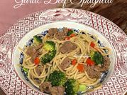 Gambar spaghetti daging
