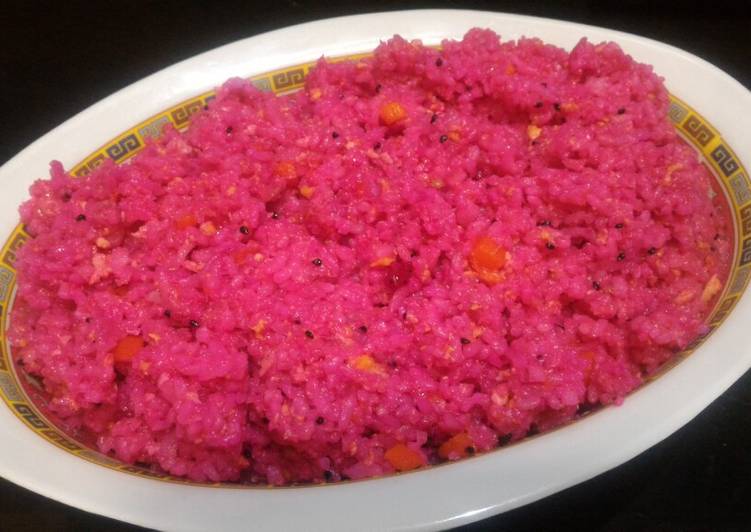 Cara Gampang Menyiapkan Nasi goreng merah buah naga #pr_bukannasibiasa, Bisa Manjain Lidah