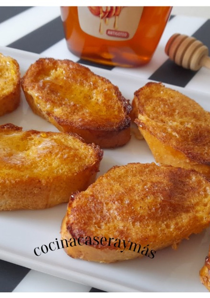 Una foto de Torrijas al horno y sin azúcar