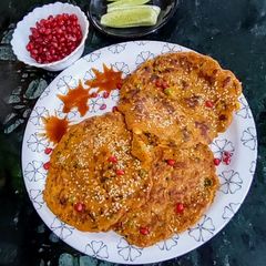A picture of Veg Masala Oats Pancakes.
