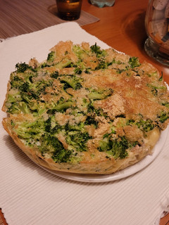 Una foto de Fit quiche de brócoli y shiitake