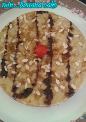 A picture of Banana cake....in 5 min.