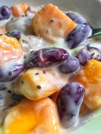 Cara Mudah Membikin Resep  Super simple red bean salad yang Enak Banget, Lezat Sekali