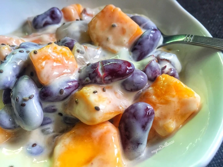 Cara Mudah Membikin Resep  Super simple red bean salad yang Enak Banget, Lezat Sekali